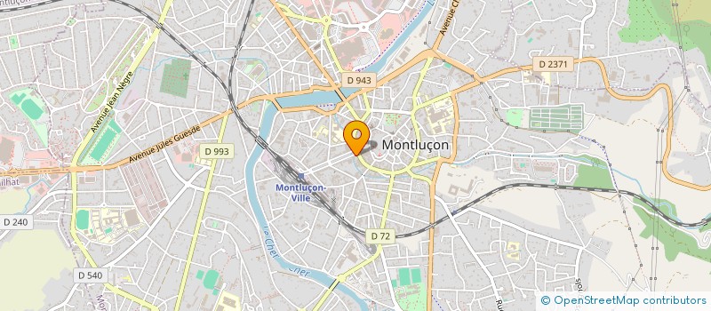 localisation de l'entreprise MADAME ISABELLE BOUESNARD à MONTLUCON