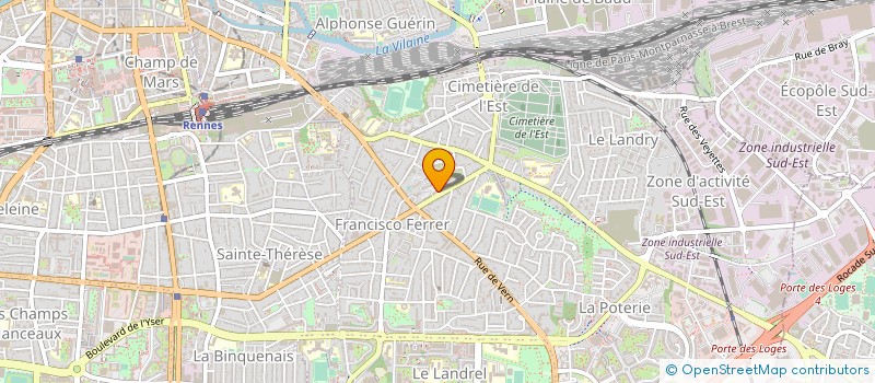 localisation de l'entreprise MADAME ISABELLE BOUESNARD  RENNES