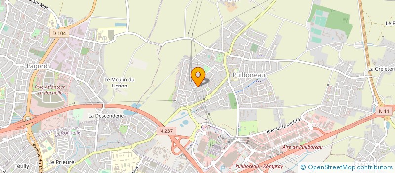 localisation de l'entreprise MADAME ISABELLE BOUFFANDEAU à PUILBOREAU