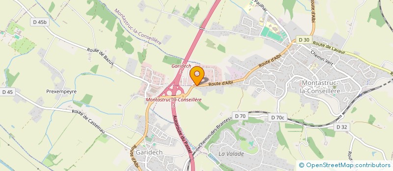 localisation de l'entreprise MADAME ISABELLE BOUFFARTIGUE  MONTASTRUC-LA-CONSEILLERE