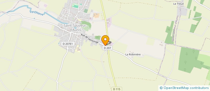 localisation de l'entreprise MADAME ISABELLE BOUHIER  SAINT-SAUVEUR-D'AUNIS