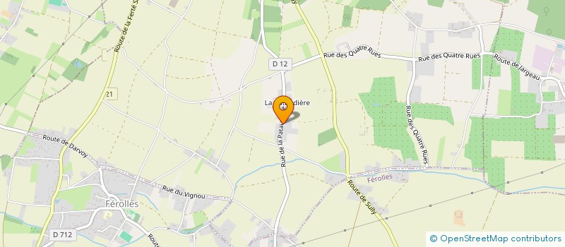localisation de l'entreprise MADAME ISABELLE BOUILLON à JARGEAU