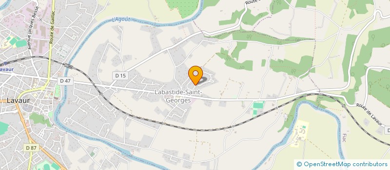 localisation de l'entreprise MADAME ISABELLE BOUISSOU  LABASTIDE-SAINT-GEORGES