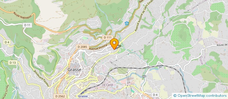 localisation de l'entreprise MADAME ISABELLE BOULANGER à GRASSE