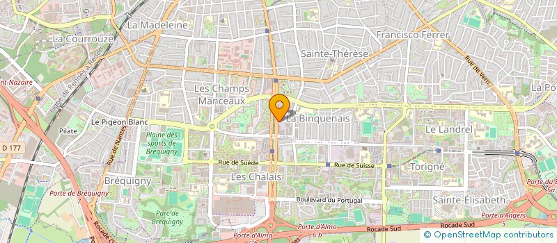 localisation de l'entreprise MADAME ISABELLE BOULET  RENNES