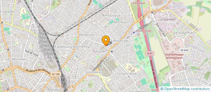 localisation de l'entreprise MADAME ISABELLE BOULET à TOULOUSE