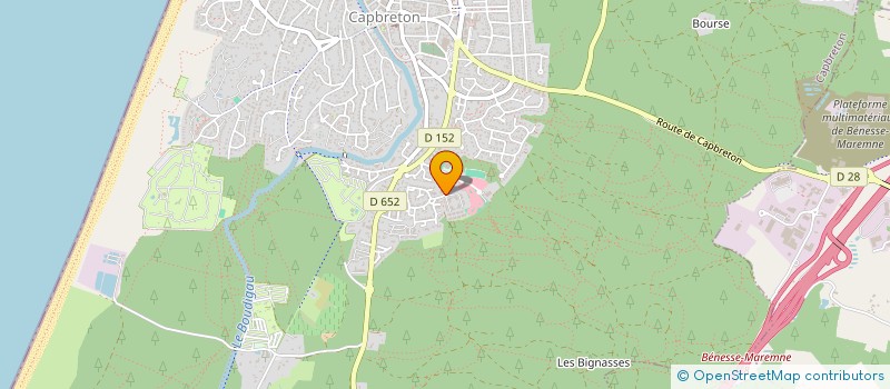 localisation de l'entreprise MADAME ISABELLE BOULIN  CAPBRETON