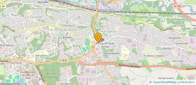 localisation de l'entreprise MADAME ISABELLE BOURBOUZE  CLOHARS-FOUESNANT