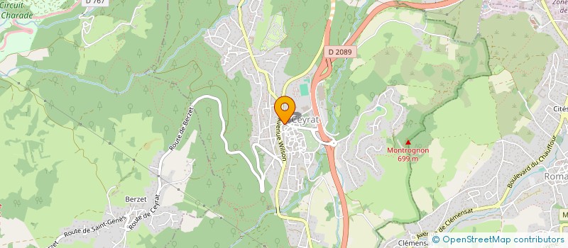 localisation de l'entreprise MADAME ISABELLE BOURBY  CEYRAT