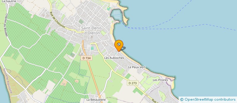 localisation de l'entreprise MADAME ISABELLE BOURCIER  SAINT-DENIS-D'OLERON