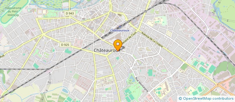 localisation de l'entreprise MADAME ISABELLE BOURGAULT à CHATEAUROUX