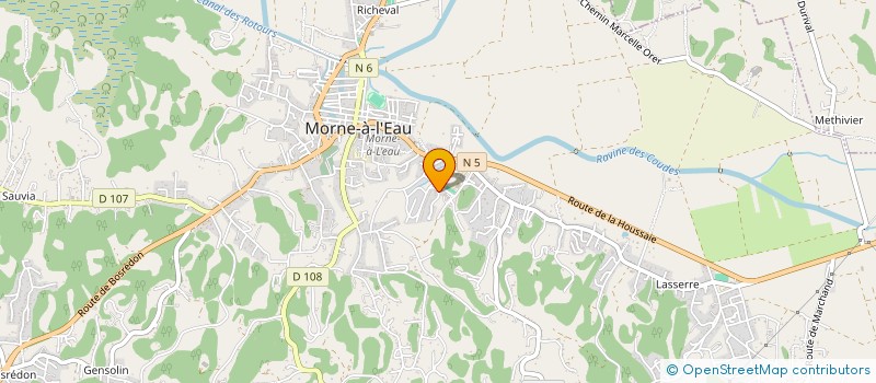 localisation de l'entreprise MADAME ISABELLE BOURGEOIS à MORNE-A-L'EAU