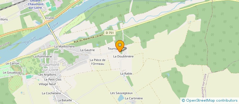 localisation de l'entreprise MADAME ISABELLE BOURGOGNON  CHAUMONT-SUR-LOIRE