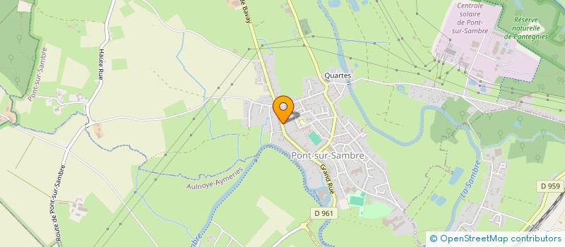 localisation de l'entreprise MADAME ISABELLE BOURGOIS  PONT-SUR-SAMBRE