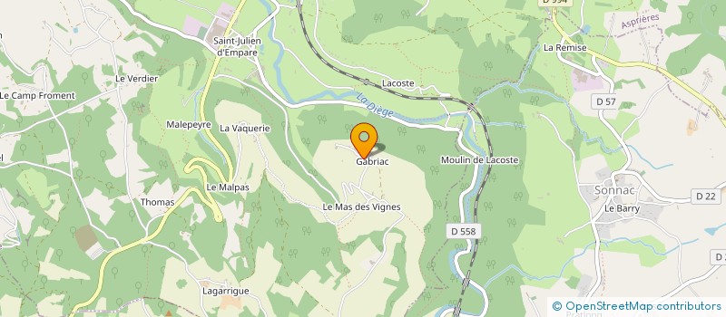 localisation de l'entreprise MADAME ISABELLE BOUSQUET à CAUSSE-ET-DIEGE