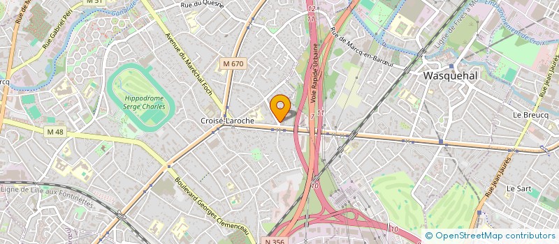 localisation de l'entreprise MADAME ISABELLE BOUSSEMART à MARCQ-EN-BARŒUL