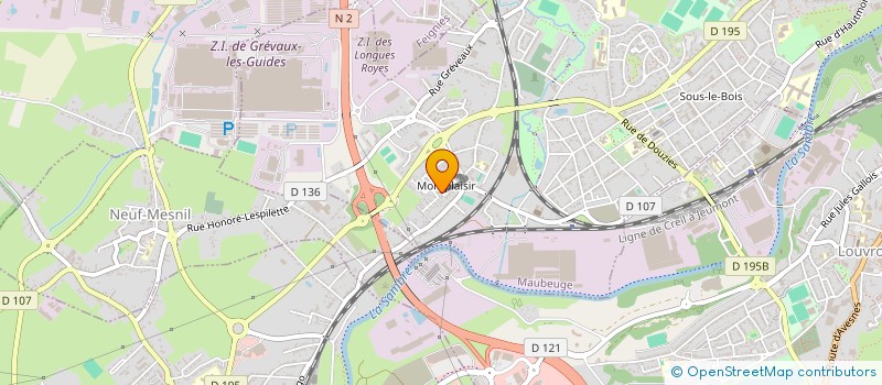 localisation de l'entreprise MADAME ISABELLE BOUSY à MAUBEUGE