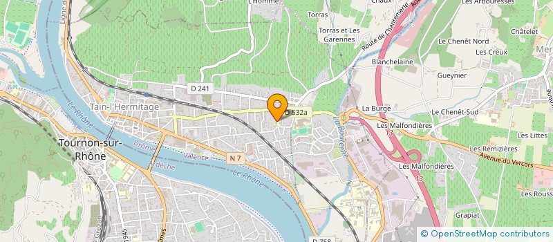 localisation de l'entreprise MADAME ISABELLE BOUTE  LA ROCHE-DE-GLUN