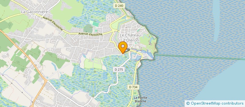 localisation de l'entreprise MADAME ISABELLE BOUTEILLE  LE CHATEAU-D'OLERON