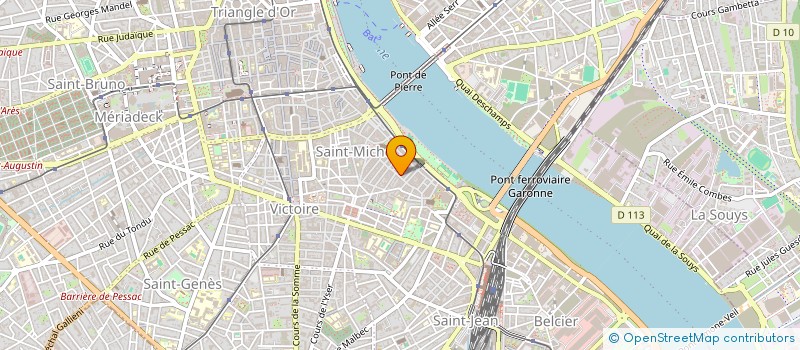 localisation de l'entreprise MADAME ISABELLE BOUTEVILLE  BORDEAUX