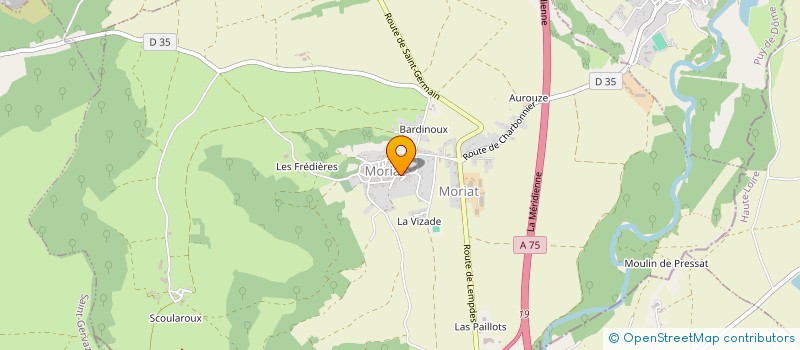 localisation de l'entreprise MADAME ISABELLE BOUTIGNY à MORIAT