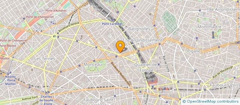 localisation de l'entreprise MADAME ISABELLE BOUVIER à PARIS