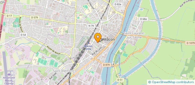 localisation de l'entreprise MADAME ISABELLE BOUVIER  MACON