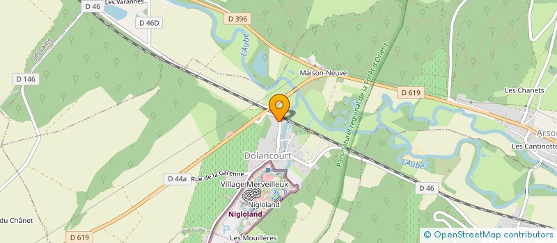 localisation de l'entreprise MADAME ISABELLE BOVINET  DOLANCOURT