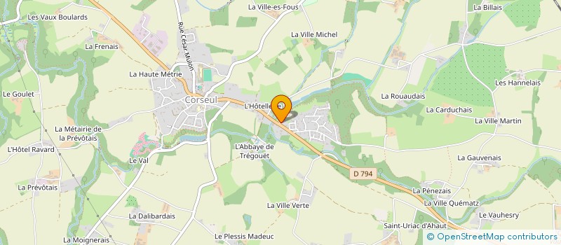 localisation de l'entreprise MADAME ISABELLE BOYAUD  CORSEUL