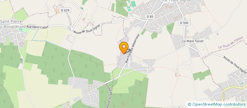 localisation de l'entreprise MADAME ISABELLE BOYERE  LE THUIT DE L'OISON