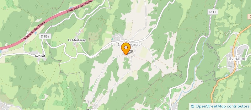 localisation de l'entreprise MADAME ISABELLE BOZONNET à SAINT-ALBAN