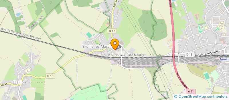 localisation de l'entreprise MADAME ISABELLE BRACQ  BRUILLE-LEZ-MARCHIENNES