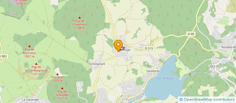 localisation de l'entreprise MADAME ISABELLE BRANDELY  AYDAT