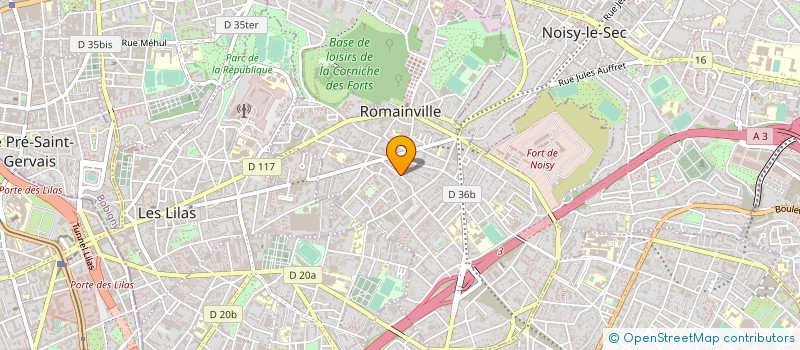 localisation de l'entreprise MADAME ISABELLE BRANDY à ROMAINVILLE