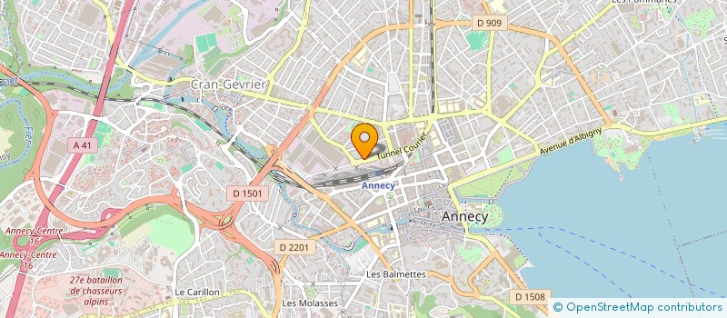 localisation de l'entreprise MADAME ISABELLE BRASSET à ANNECY