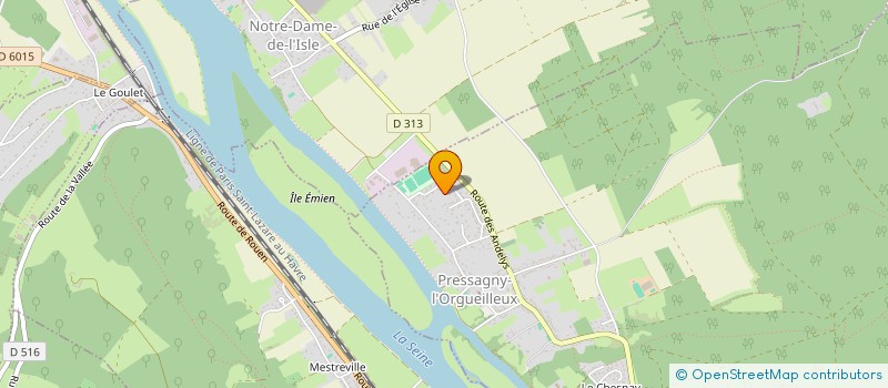 localisation de l'entreprise MADAME ISABELLE BRATH  PRESSAGNY-L'ORGUEILLEUX