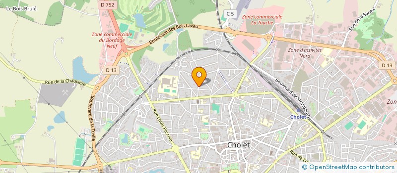 localisation de l'entreprise MADAME ISABELLE BRAUD  MORTAGNE-SUR-SEVRE