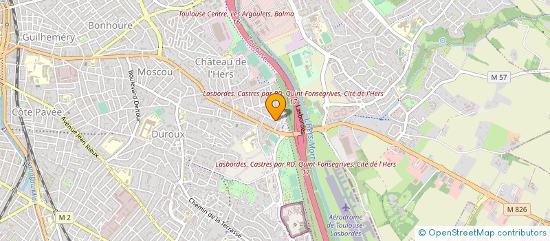 localisation de l'entreprise MADAME ISABELLE BRAULT à TOULOUSE