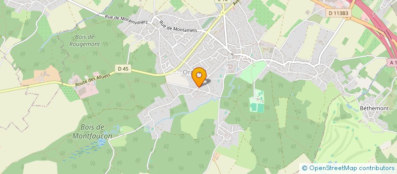 localisation de l'entreprise MADAME ISABELLE BRAULT  ORGEVAL