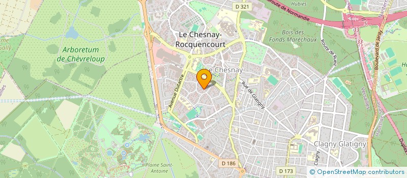 localisation de l'entreprise MADAME ISABELLE BREBANT  LE CHESNAY-ROCQUENCOURT