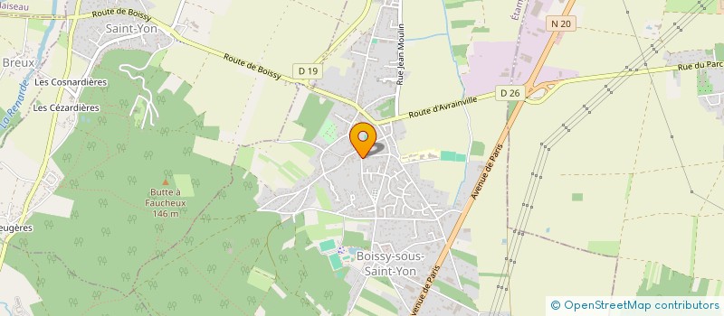 localisation de l'entreprise MADAME ISABELLE BREGUET  BOISSY-SOUS-SAINT-YON