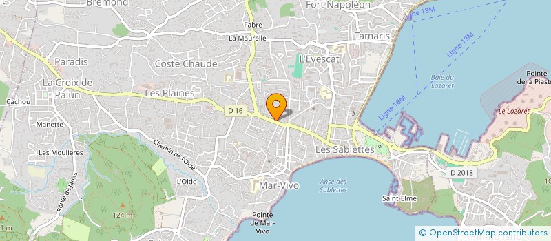 localisation de l'entreprise MADAME ISABELLE BREHIER  LA SEYNE-SUR-MER