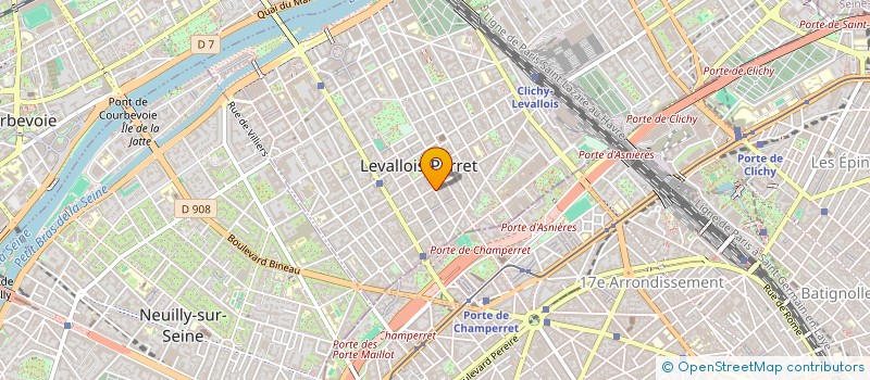 localisation de l'entreprise MADAME ISABELLE BREMOND à LEVALLOIS-PERRET