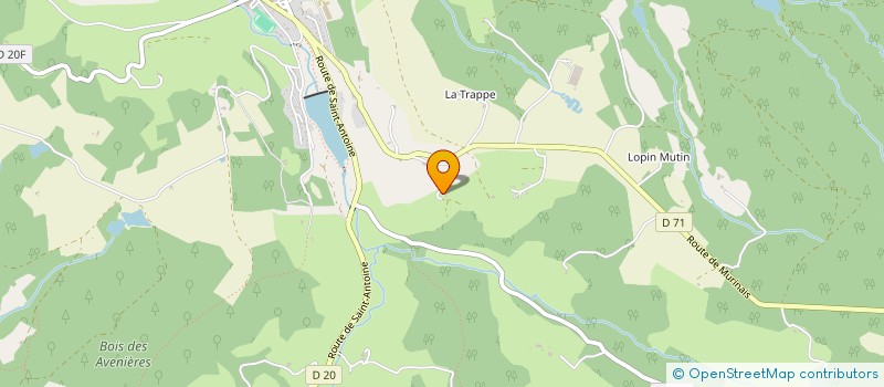 localisation de l'entreprise MADAME ISABELLE BRESSOT  ROYBON