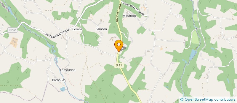 localisation de l'entreprise MADAME ISABELLE BRETHES  LARRIVIERE-SAINT-SAVIN