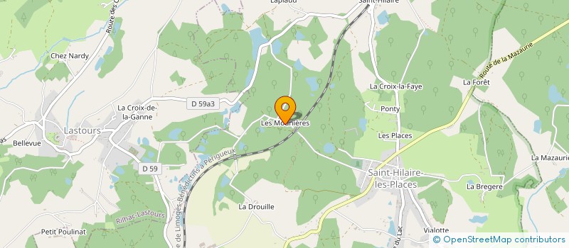 localisation de l'entreprise MADAME ISABELLE BREUIL  SAINT-HILAIRE-LES-PLACES