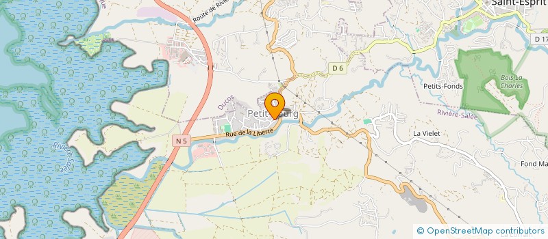 localisation de l'entreprise MADAME ISABELLE BRICHET  RIVIERE-SALEE