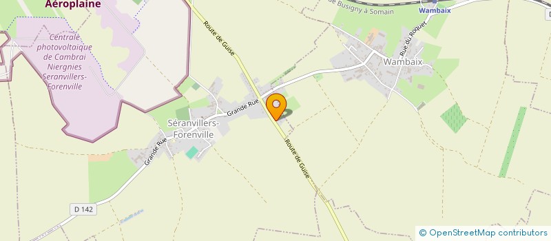 localisation de l'entreprise MADAME ISABELLE BRICOUT à SERANVILLERS-FORENVILLE
