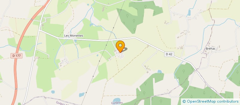 localisation de l'entreprise MADAME ISABELLE BRIEL  GUIGNEN