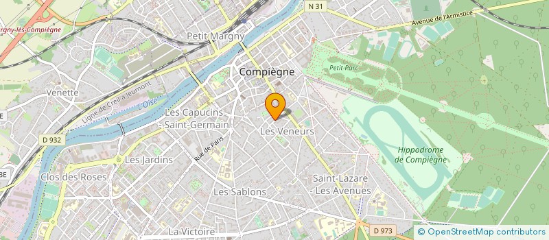 localisation de l'entreprise MADAME ISABELLE BRION à COMPIEGNE